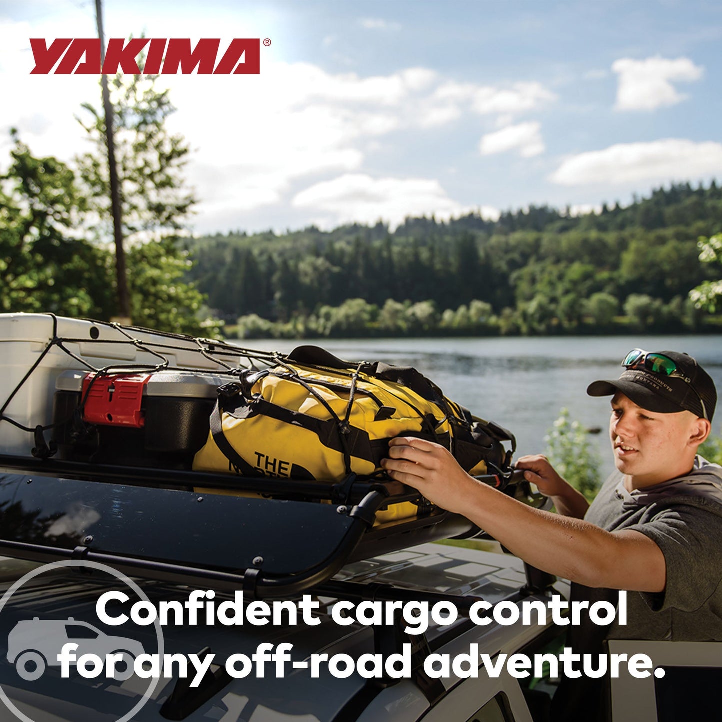 YAKIMA Cargo Roof Basket Stretch Net for MegaWarrior and OffGrid Large Baskets