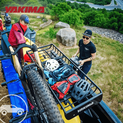 YAKIMA Locking Brackets for Securing Rooftop Cargo Warrior Baskets, Set of 2