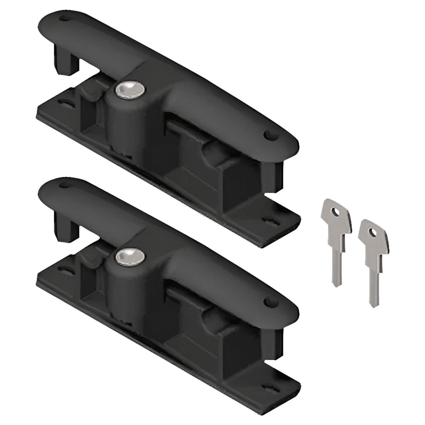 YAKIMA Locking Brackets for Securing Rooftop Cargo Warrior Baskets, Set of 2