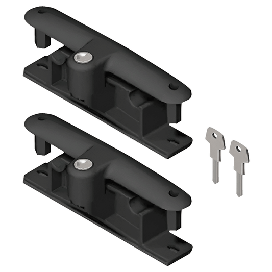 YAKIMA Locking Brackets for Securing Rooftop Cargo Warrior Baskets, Set of 2