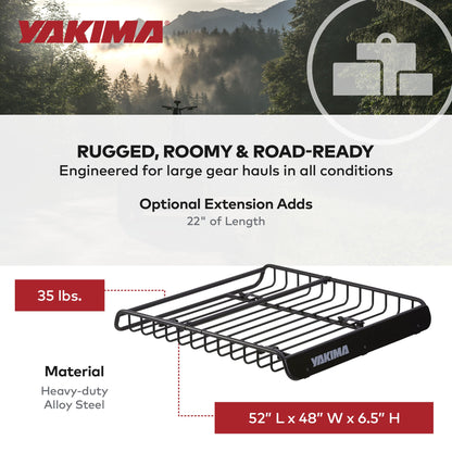 Yakima MegaWarrior Large Sized Cargo Basket For All Yakima StreamLine Crossbars