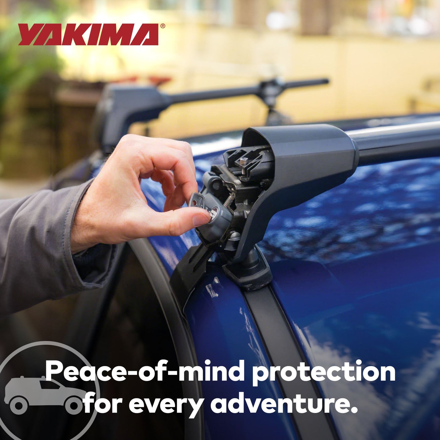 Yakima Car Rack System Component SKS Lock Cylinder Core Kit with Key (4 Pack)