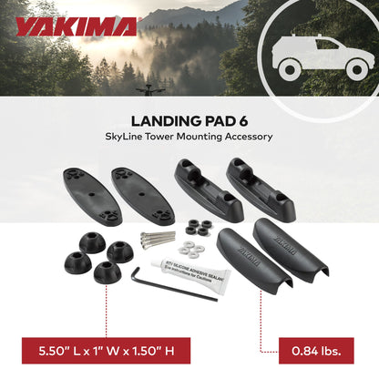 YAKIMA Landing Pad Mounting Accessory Compatible with SkyLine or Control Towers