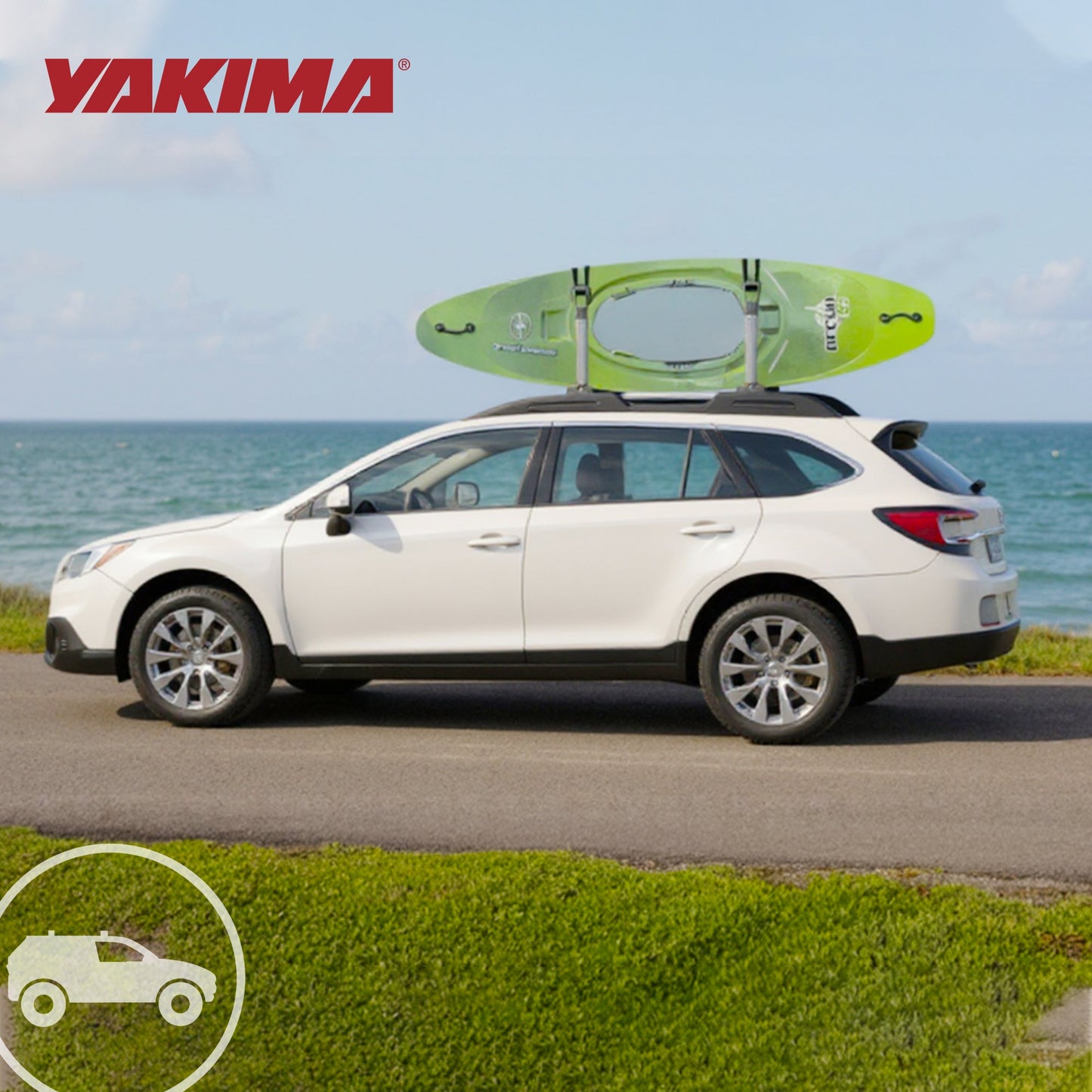 Yakima BigStack Foldable Steel Versatile Kayak Stacker Carries Up to 4 Boats