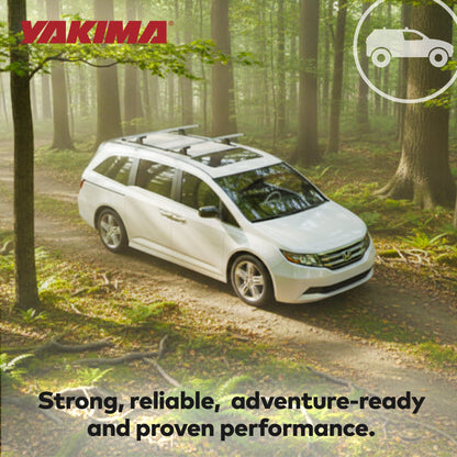 Yakima Tracks 42 in. Roof Rack System w/PlusNuts, Compatible w/StreamLine Towers