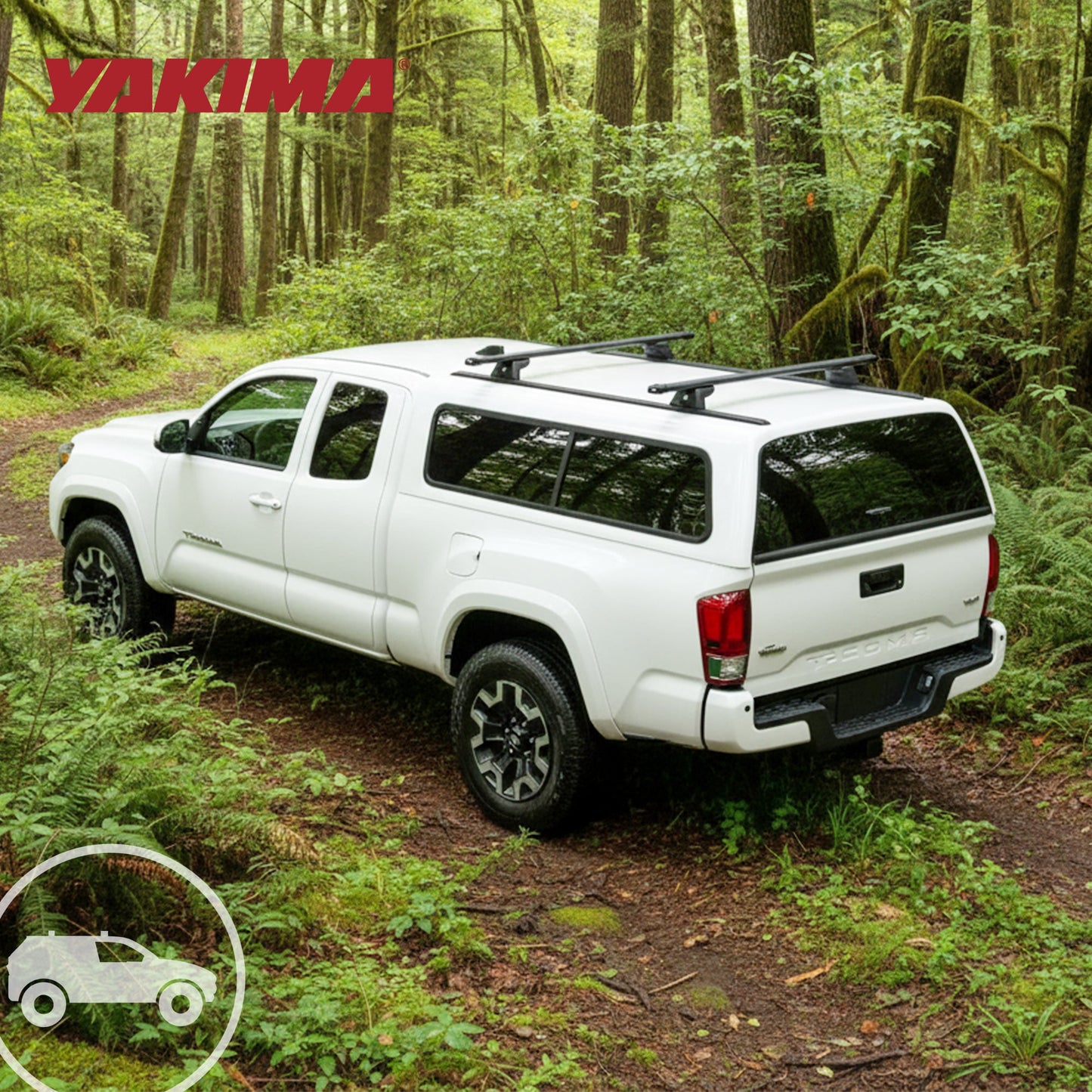 Yakima Tracks 42 in. Roof Rack System w/PlusNuts, Compatible w/StreamLine Towers
