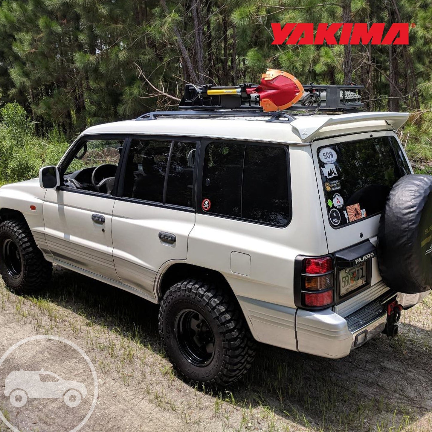 YAKIMA Axe or Shovel Bracket, Secures Single Axe or shovel To Warrior Basket