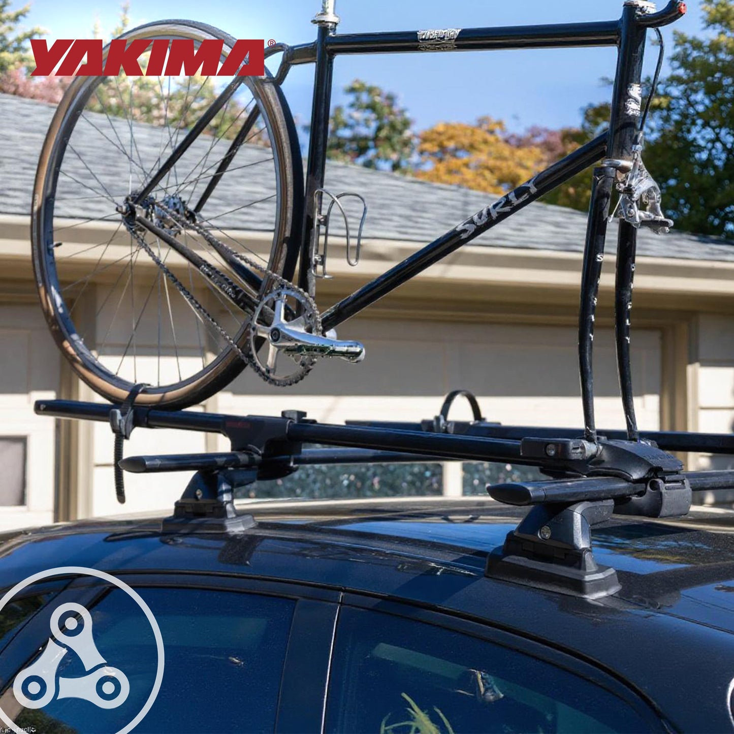 YAKIMA ForkLift Rooftop Fork Style Bike Mount, Fits All StreamLine Crossbars
