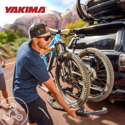 Yakima HoldUp 2 Bike Capacity 1.25" Hitch Bicycle Bike Rack w/SKS Locks, Black