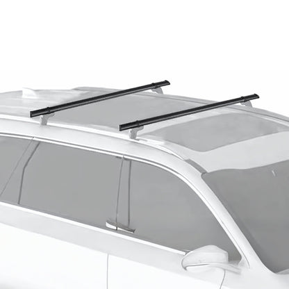 YAKIMA 70 Inch Steel CoreBar Aerodynamic Roof Rack Crossbars, Black, Set of 2
