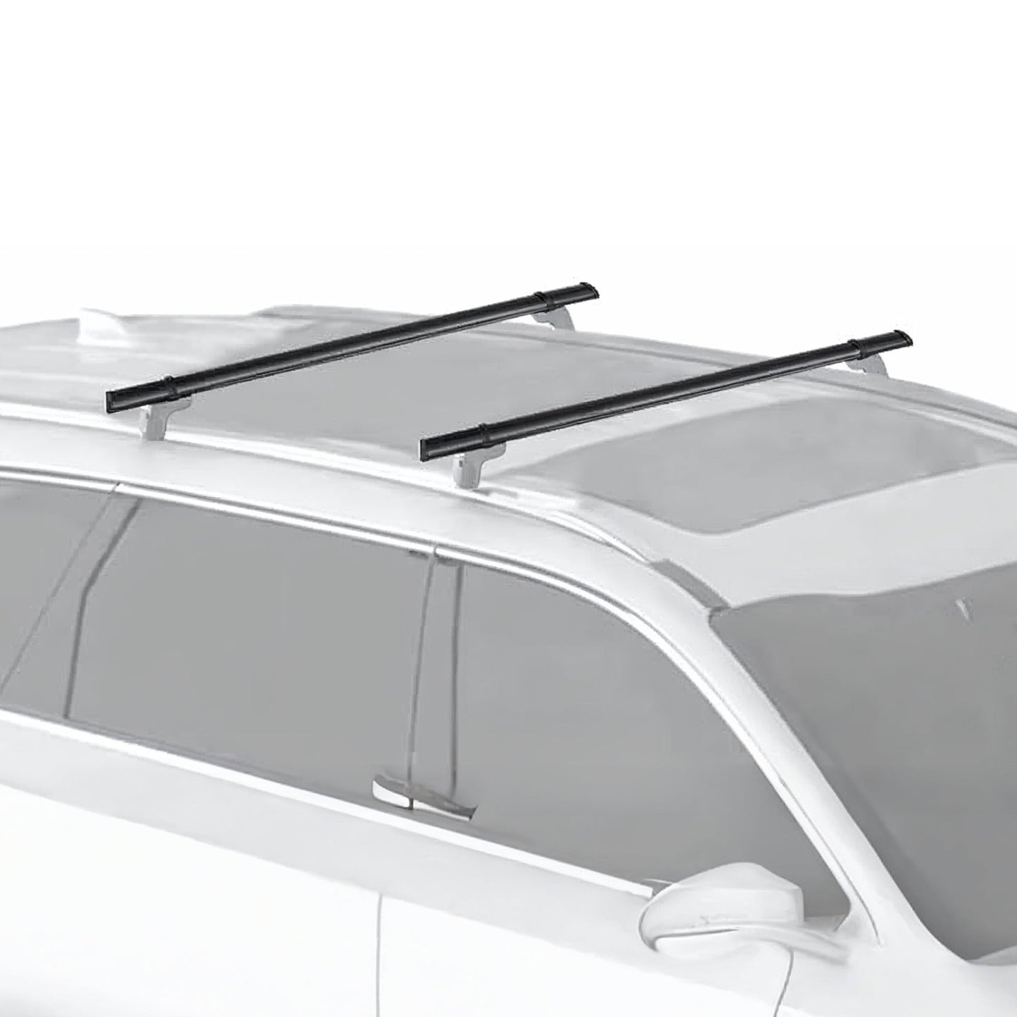 YAKIMA 60 Inch Steel CoreBar Aerodynamic Roof Rack Crossbars, Black, Set of 2