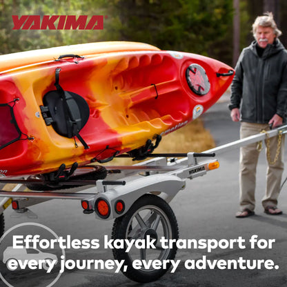 YAKIMA JayHook J-Cradle Rooftop 1 Kayak Mount, Roof Rack w/Padding & Tie Downs