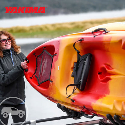 YAKIMA JayHook J-Cradle Rooftop 1 Kayak Mount, Roof Rack w/Padding & Tie Downs
