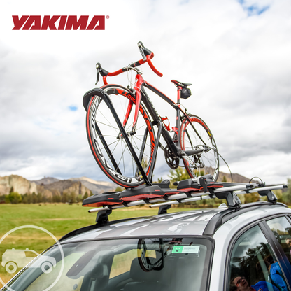 Yakima HighRoad Rooftop Upright Bike Mount, Compatible w/StreamLine Systems