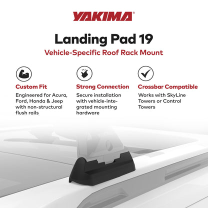 YAKIMA Landing Pad 19 Tower Mounting Accessory, Compatible with SkyLine Towers