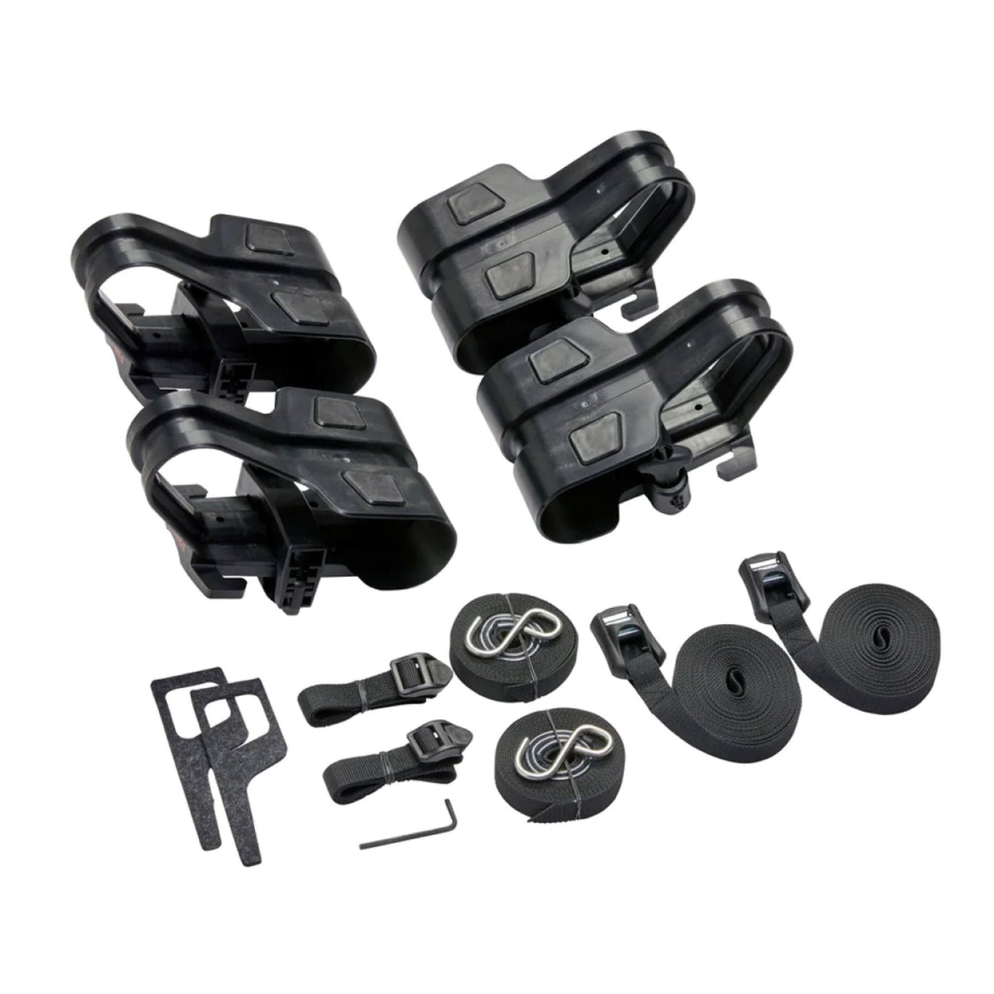 YAKIMA BigCatch Kayak Fishing Boat Saddles for Roof Racks and Trailers, Black