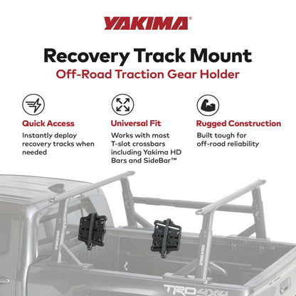 Yakima 35 Pound Load Capacity Recovery Track Mount for Yakima HD Bars or SideBar