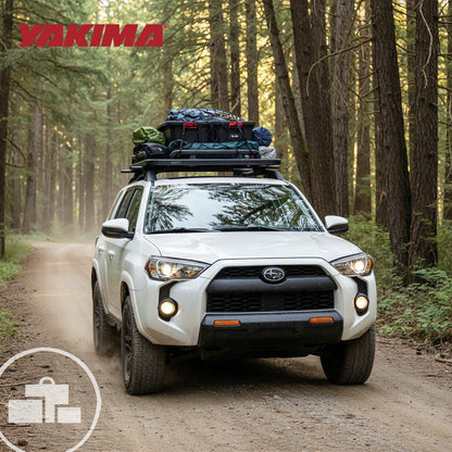 YAKIMA 55 by 49 Inch LockNLoad Perimeter Raised Rail Kit for Roof Rack, 4 Rails
