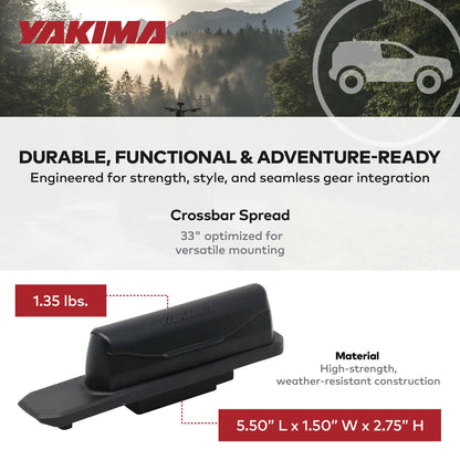 YAKIMA Landing Pad 23, Fixed Point Mounts for 2019 and Newer Toyota Rav4 SUV