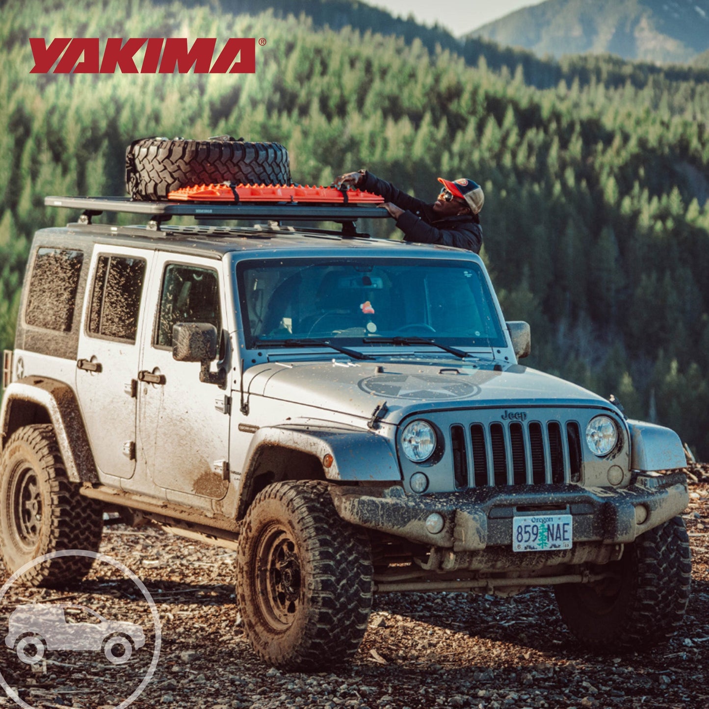 YAKIMA Landing Pad Fixed Point Tower Installation for Naked Rooftops, Set of 4