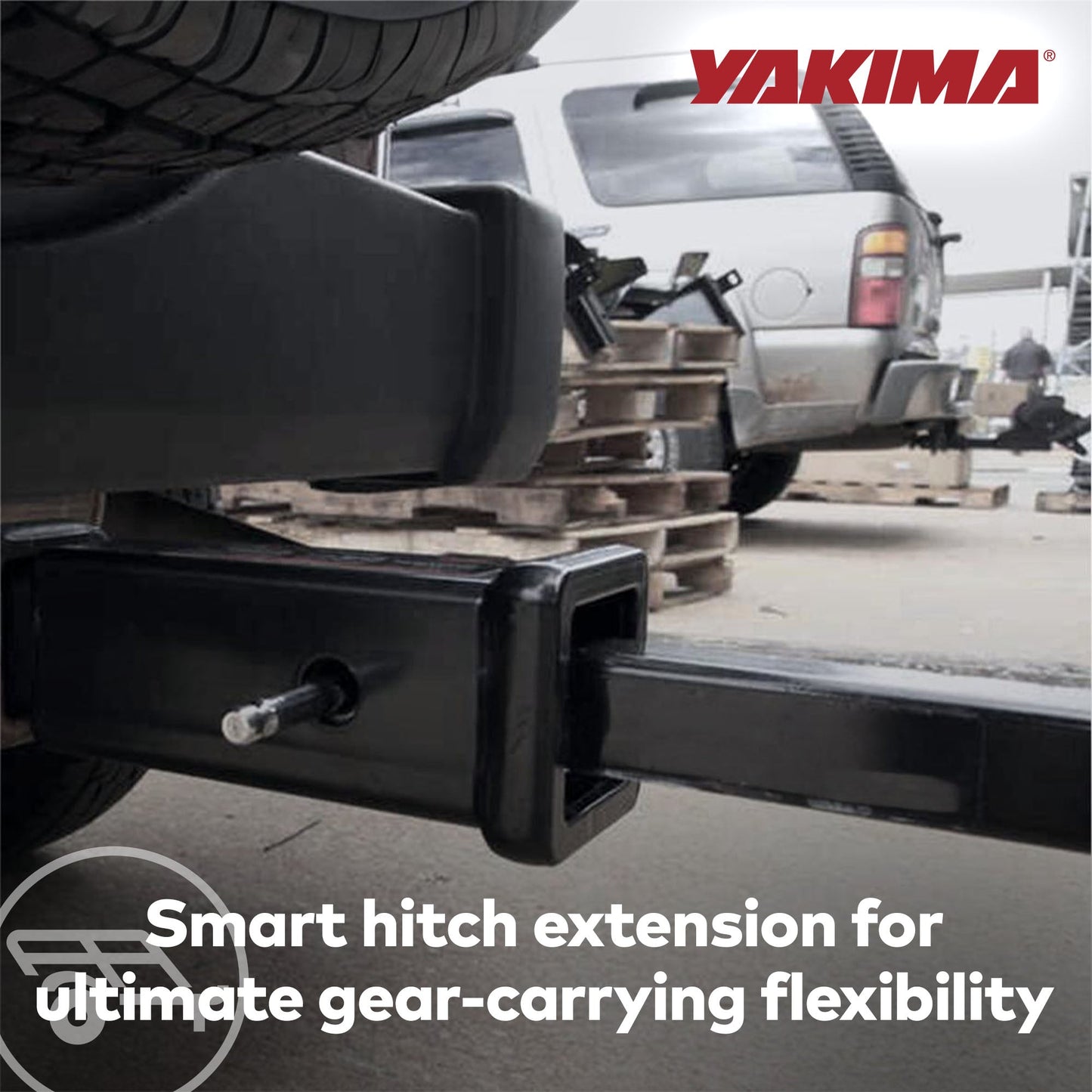 Yakima StraightShot with Powder Coated Finish Type and Steel Construction, Black