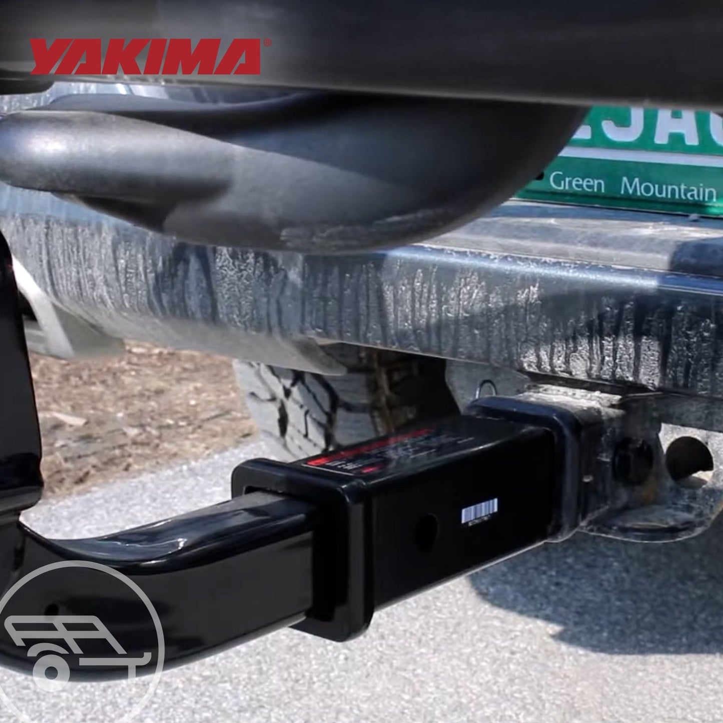 Yakima StraightShot with Powder Coated Finish Type and Steel Construction, Black