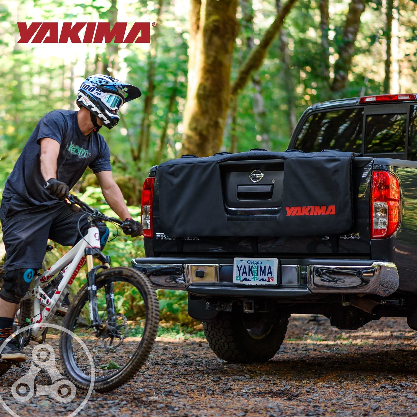 Yakima GateKeeper Truck Bed Tailgate Pad for Transport, Up to 6 Bikes, Black