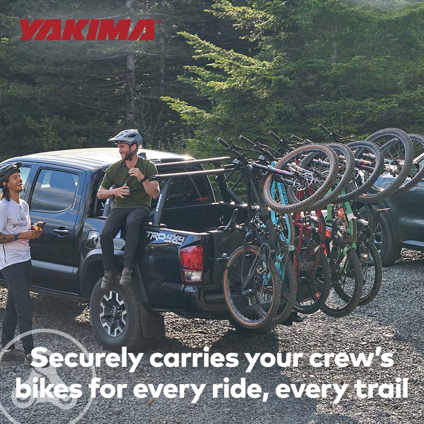 Yakima HangTight 6 Vertical Hanging Hitch Bike Rack for 2 Inch Hitch Receivers