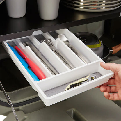 Yakima EXO OpenRange Deluxe Outdoor Camp Kitchen Cooking Storage System, Gray