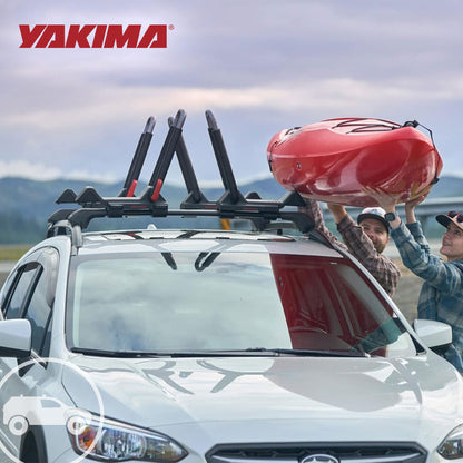 Yakima TimberLine FX SM Single Integrated Crossbar for Raised Rails, Matte Black