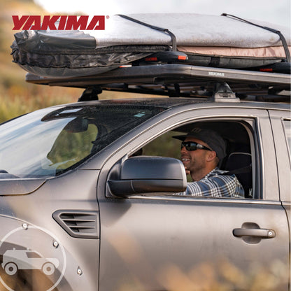 YAKIMA SkyLine Towers Roof Rack Cargo for Vehicles with Fixed Points (Set of 4)