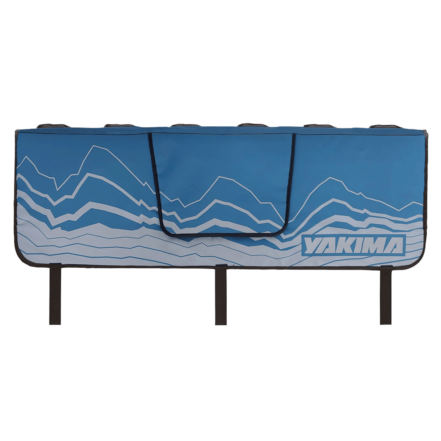 Yakima GateKeeper Full Size Truck Bed Large Tailgate Bike Pad, Cascade Blue