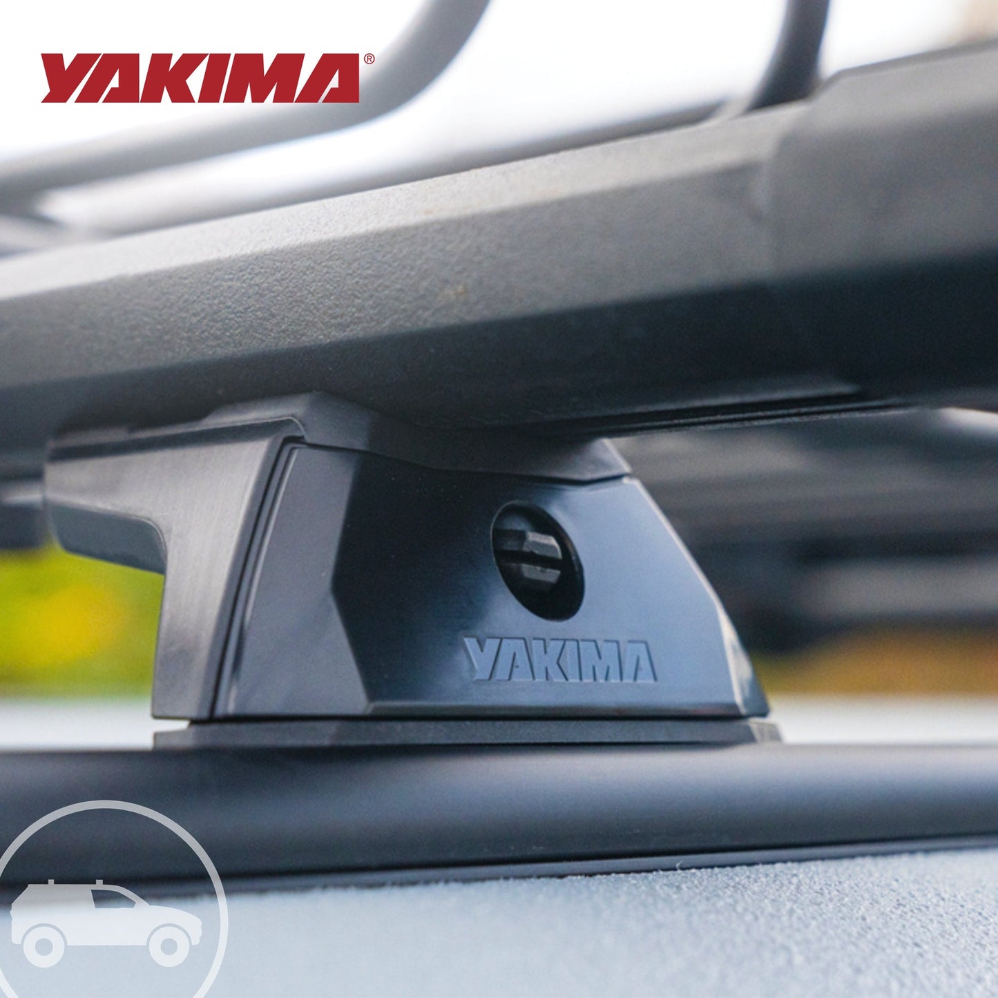 Yakima TrackTower Heavy Duty Roof Rack Tower for Vehicles with Tracks, Pack of 4