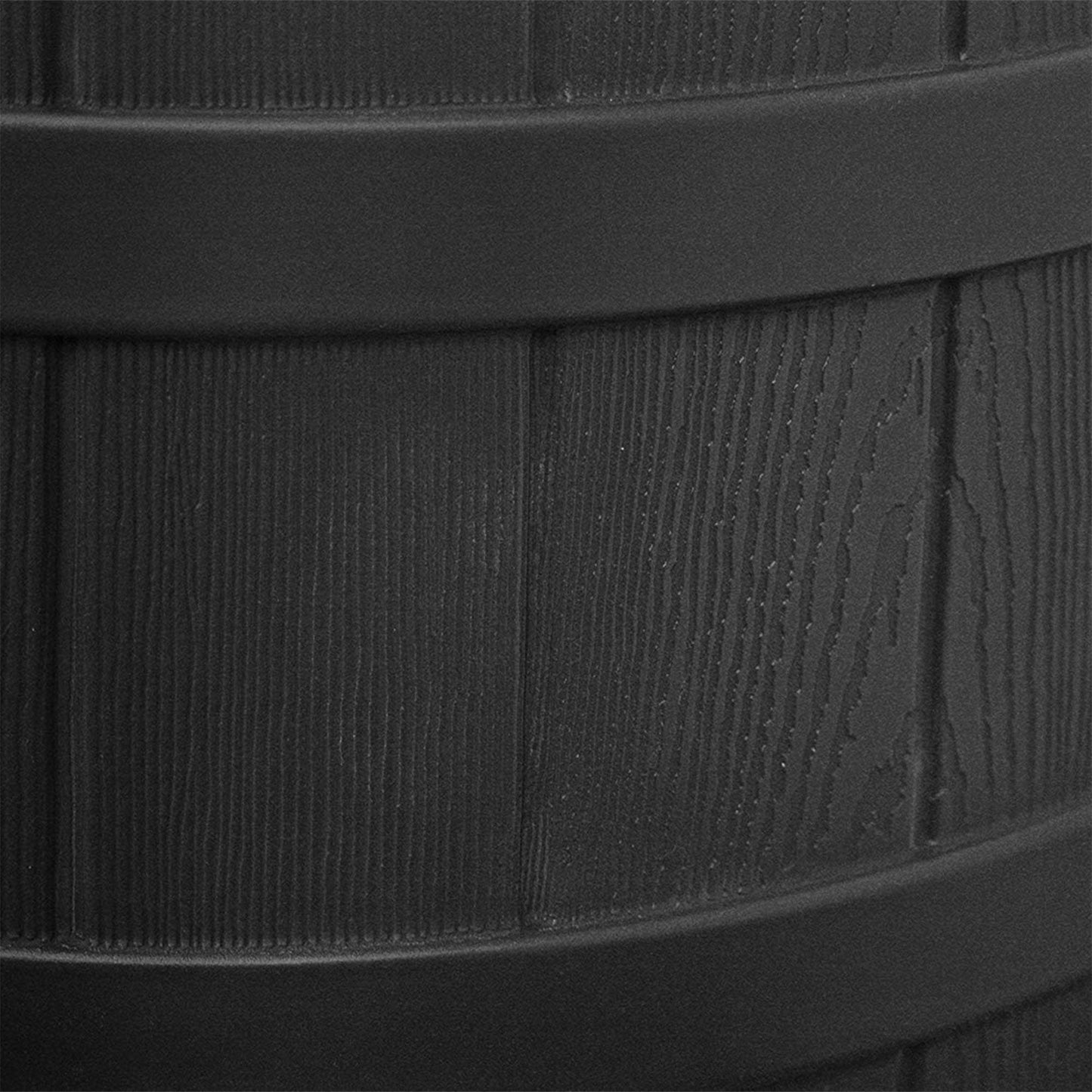 Good Ideas Rain Wizard 40 Gallon Capacity Plastic Rain Barrel, Black (2 Pack)