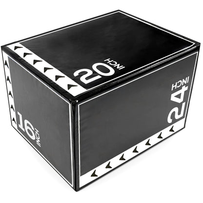 BalanceFrom Fitness 10 Pound Versatile 3 in 1 Plyometric Jumping Exercise Box