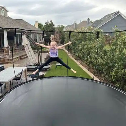 Springfree Trampoline 12'x19' Jumbo Oval Trampoline with 22'x29' Space Required