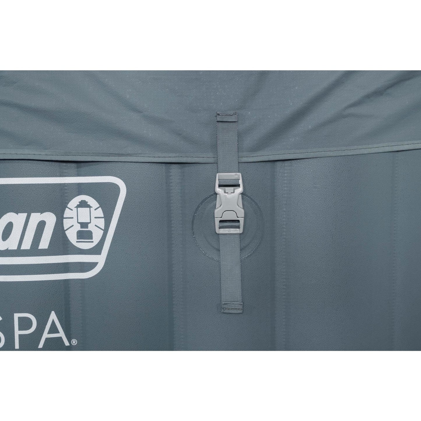 SaluSpa LED Spa Waterfall Accessory w/Coleman SaluSpa Inflatable Hot Tub, Gray