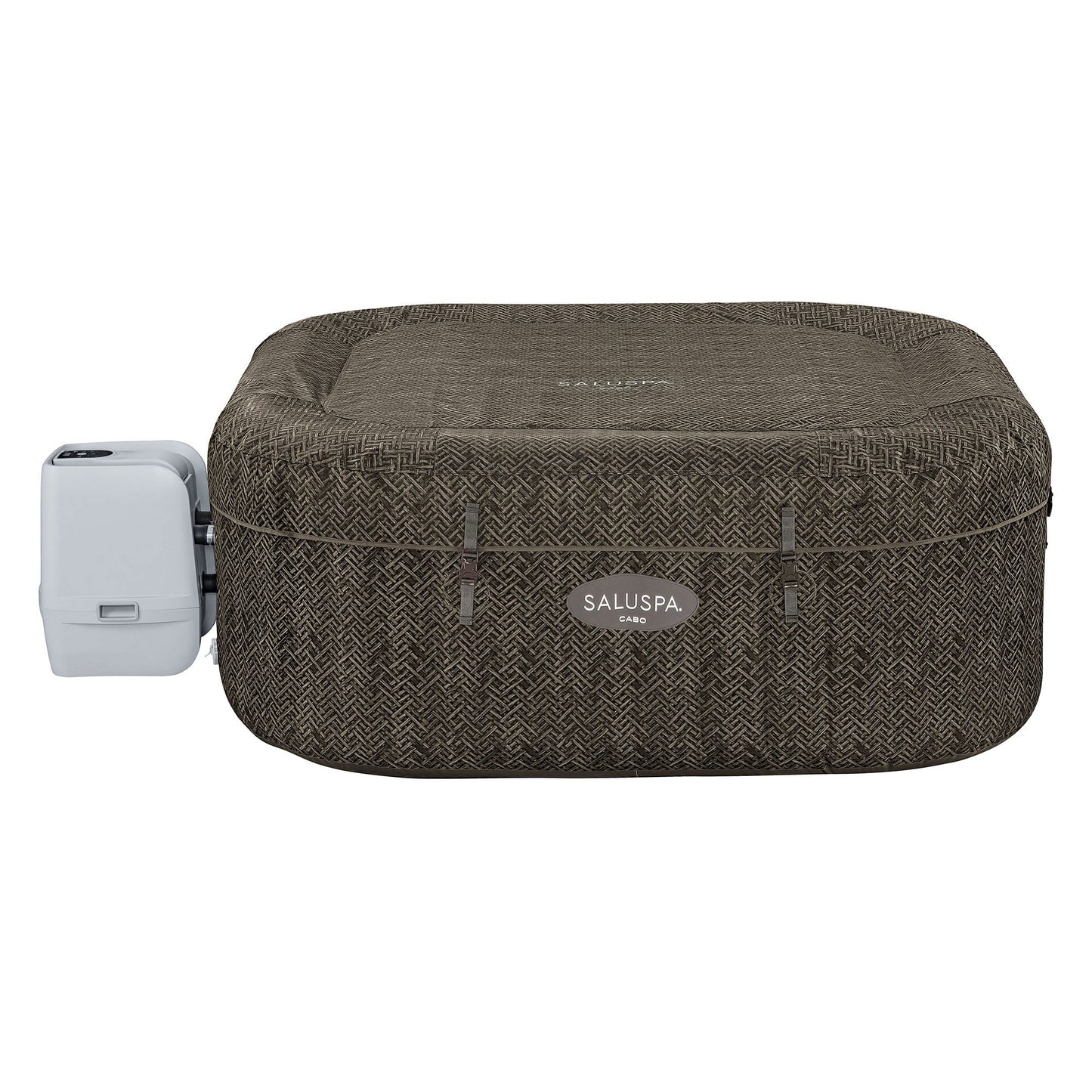 Bestway SaluSpa AirJet Inflatable Square Hot Tub with 4 Non Slip Pool & Spa Seat