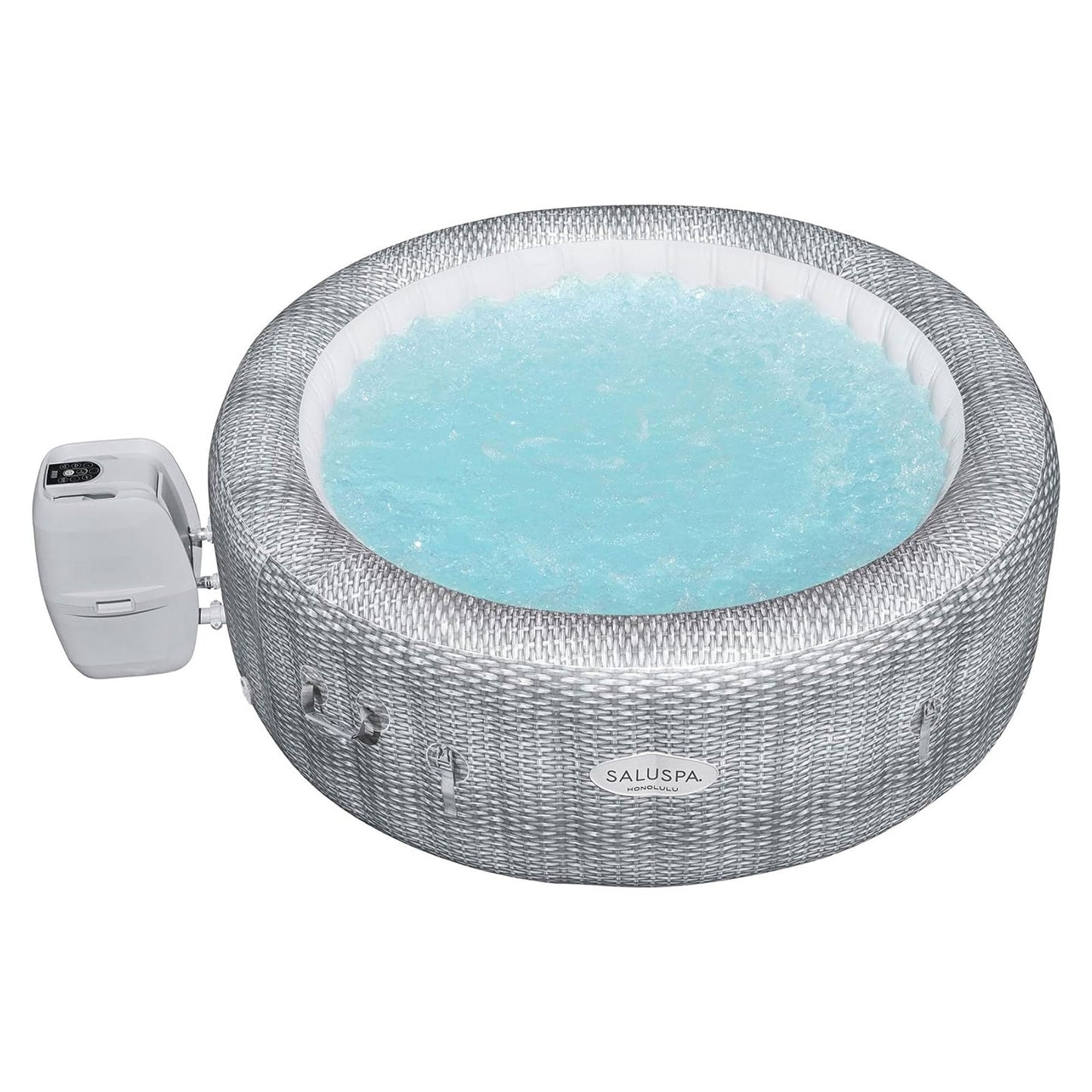 Bestway Coleman Honolulu AirJet Inflatable Hot Tub with 4 SaluSpa Non-Slip Seat