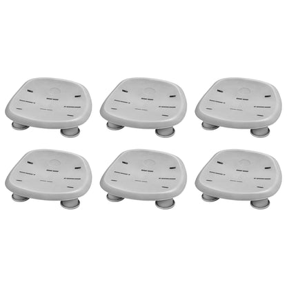 Bestway SaluSpa Honolulu AirJet Hot Tub w/6 Non Slip Pool/Spa Seat & 6 Pillows