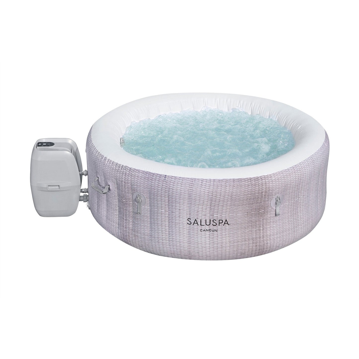 Bestway SaluSpa AirJet Cancun Inflatable Hot Tub with SaluSpa Non Slip Spa Seat