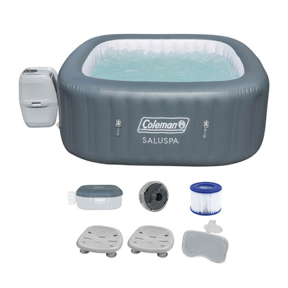 Bestway Hawaii Inflatable Hot Tub with 2 SaluSpa Spa Seats and 2 Headrest Pillow