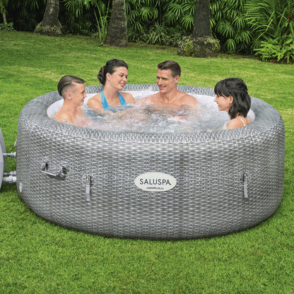 Bestway Coleman Honolulu AirJet Hot Tub with 6 SaluSpa Seat & 6 Headrest Pillows