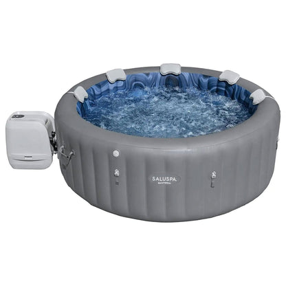 Bestway SaluSpa Santorini HydroJet Hot Tub w/Set of 4 SaluSpa Pool and Spa Seat