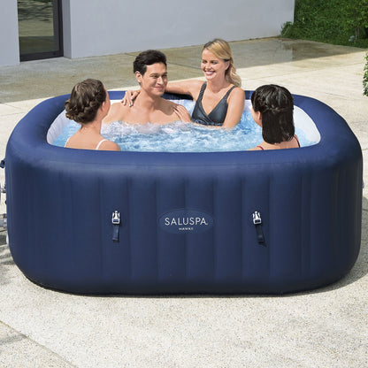 Bestway SaluSpa Hawaii AirJet Inflatable Hot Tub with 4 Pack Pool and Spa Sea