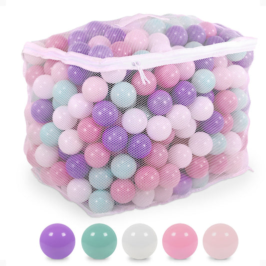 BalanceFrom Fitness 2.3" Crush Proof Play Pit Balls w/Storage Bag, 400 Count