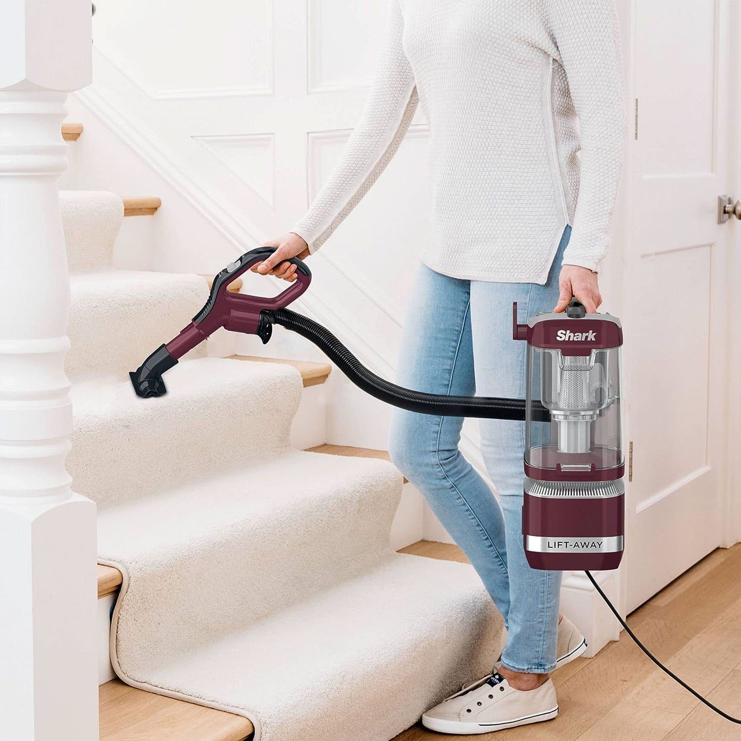 Shark Navigator Lift Away ADV Upright Vacuum, LA401, Red (Certified Refurbished)