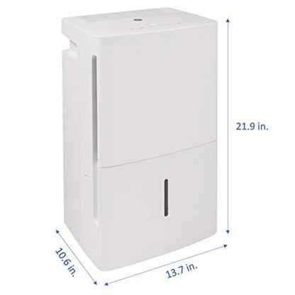 GE 35 Pint Portable Home Dehumidifier for Damp Spaces (Certified Refurbished)