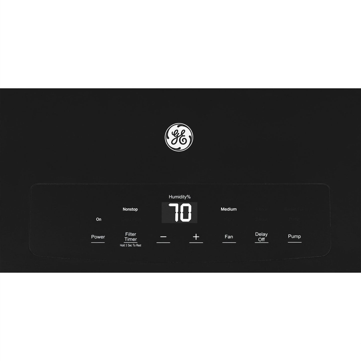 GE 50 Pint Portable Home Dehumidifier for Wet Spaces (Refurbished)