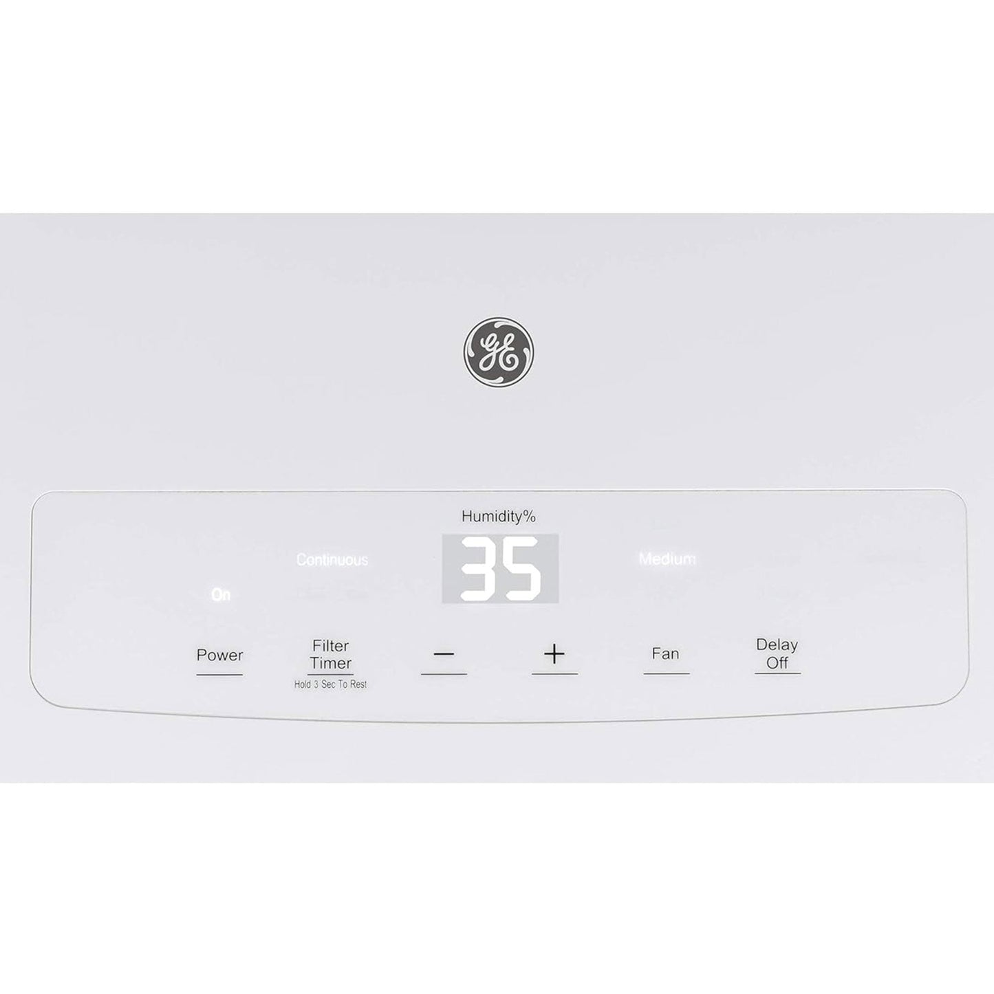 GE 20 Pint Home Dehumidifier for Very Damp Spaces, White (Refurbished)